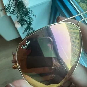 Ray-Ban | Accessories | Ray Ban Aviators Pink And Gold Ombre  display picture 2